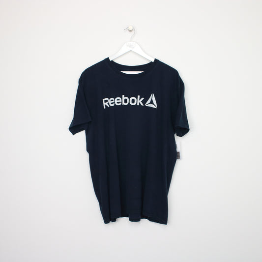 Vintage Reebok t-shirt in navy. Best fits XL