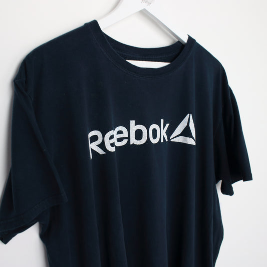 Vintage Reebok t-shirt in navy. Best fits XL