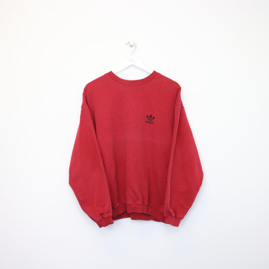 Vintage Adidas originals sweatshirt in red. Best fits L