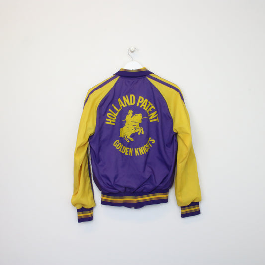 Vintage Holloway jacket in purple and yellow. Best fits S