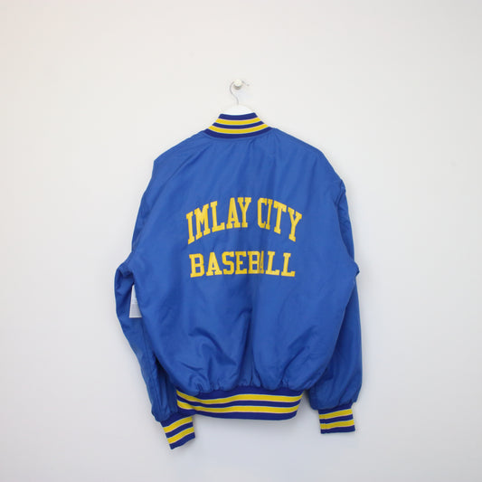 Vintage Holloway varsity jacket in blue. Best fits XL