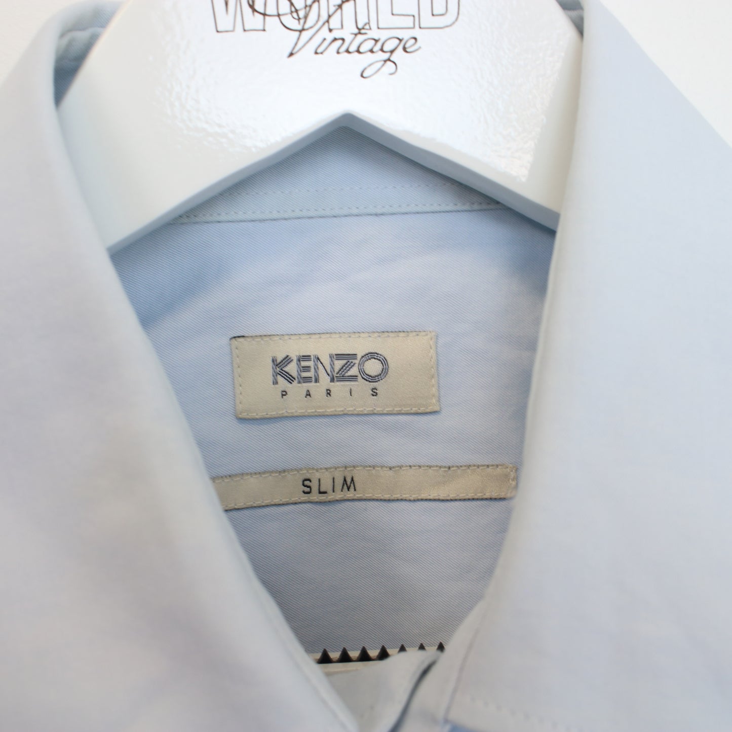 Vintage Kenzo shirt in blue. Best fits M