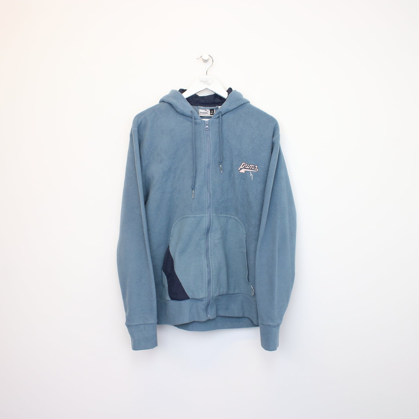 Vintage Puma fleece in blue. Best fits L