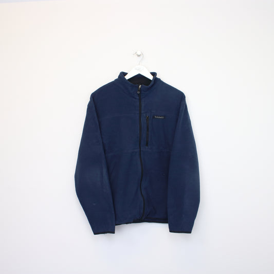 Vintage Timberland fleece in blue. Best fits L