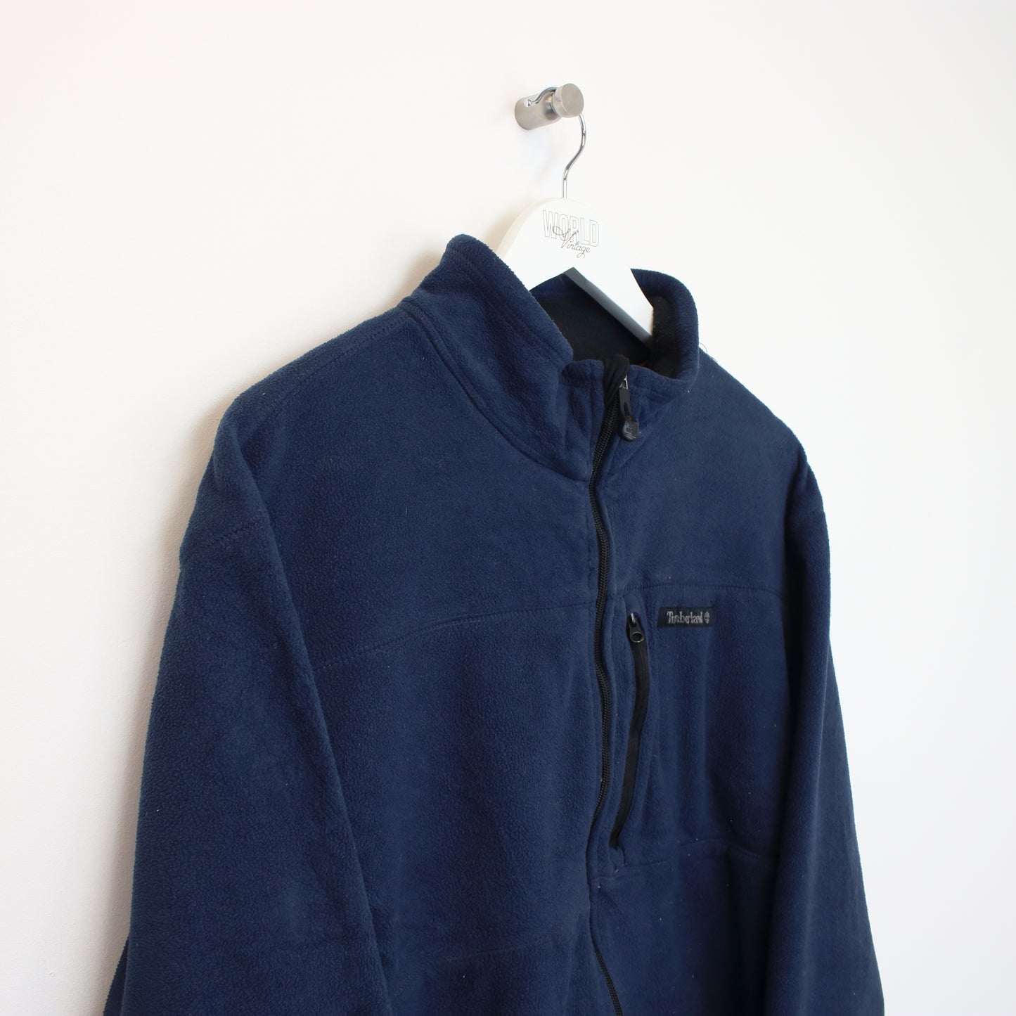 Vintage Timberland fleece in blue. Best fits L