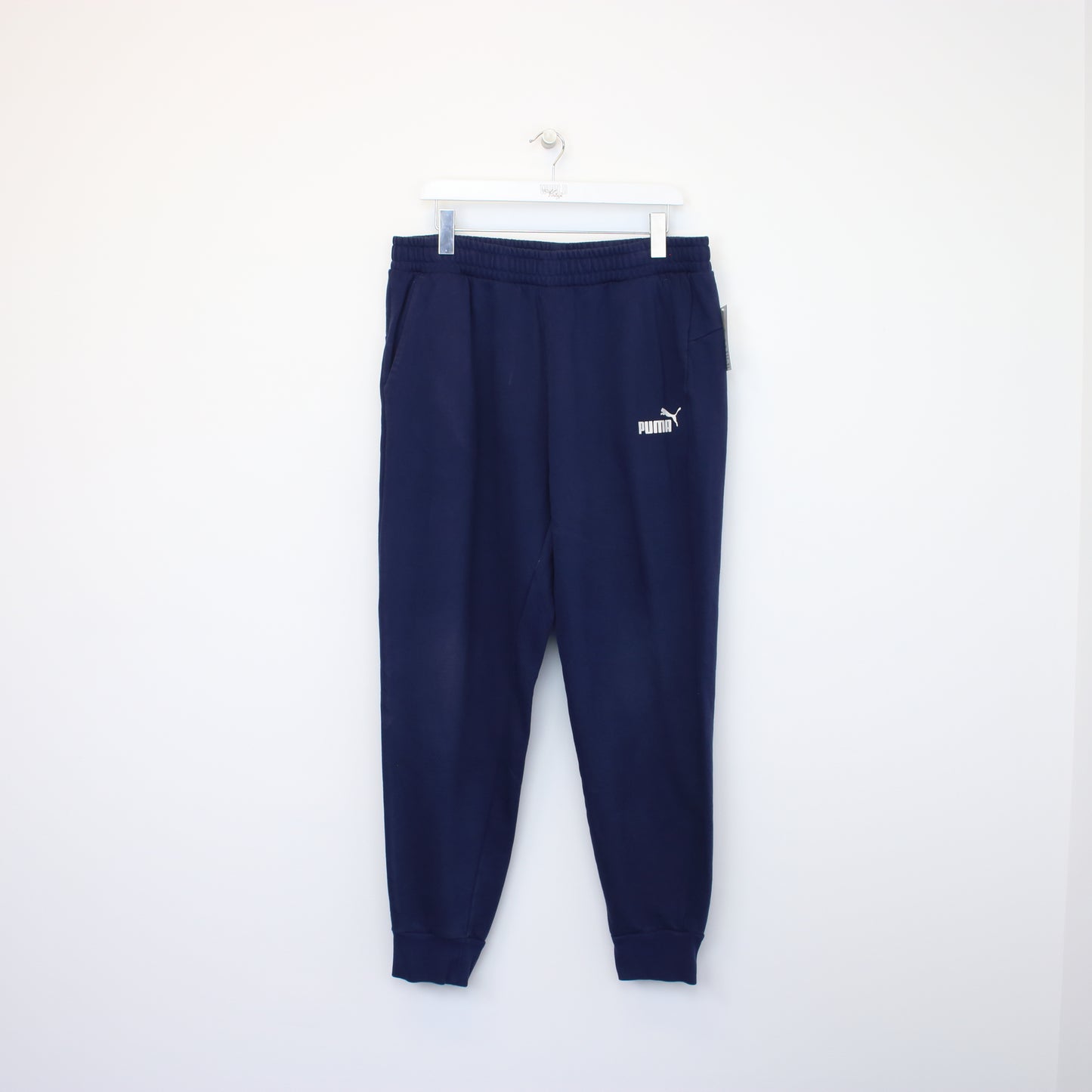 Vintage Puma joggers in blue. Best fits L