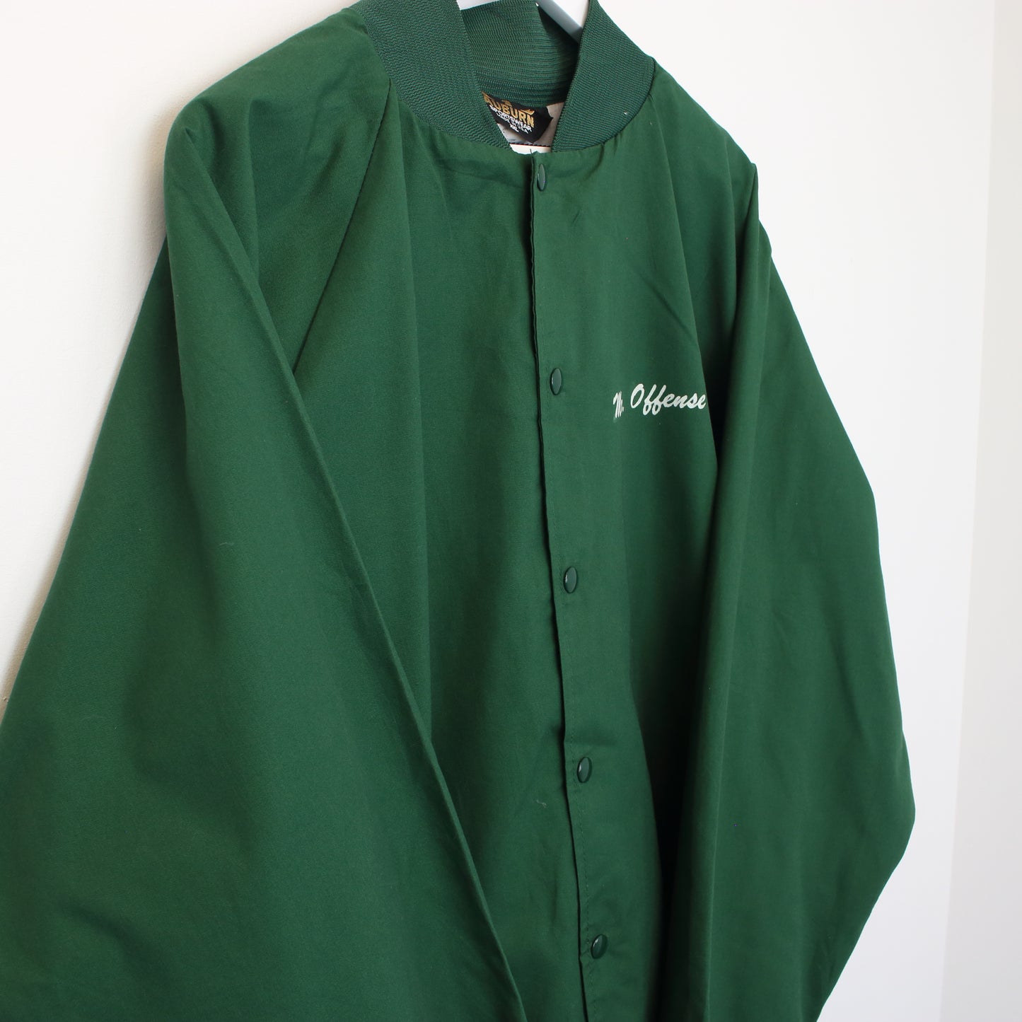 Vintage Auburn Jacket in green. Best fits XXL