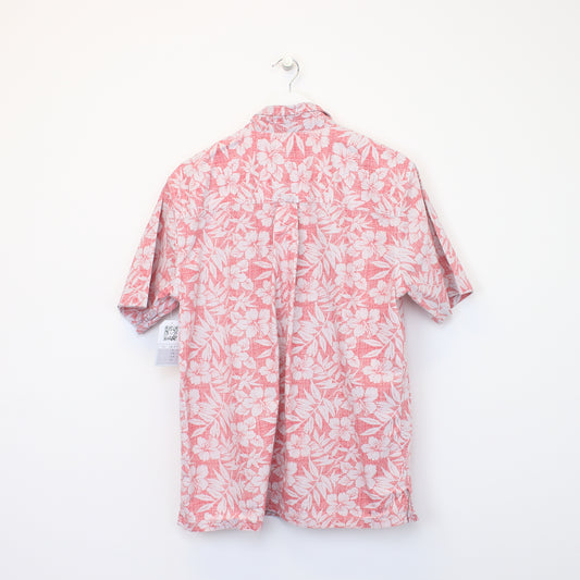 Vintage Croft & Barrow Hawaiian shirt in red. Best fits L