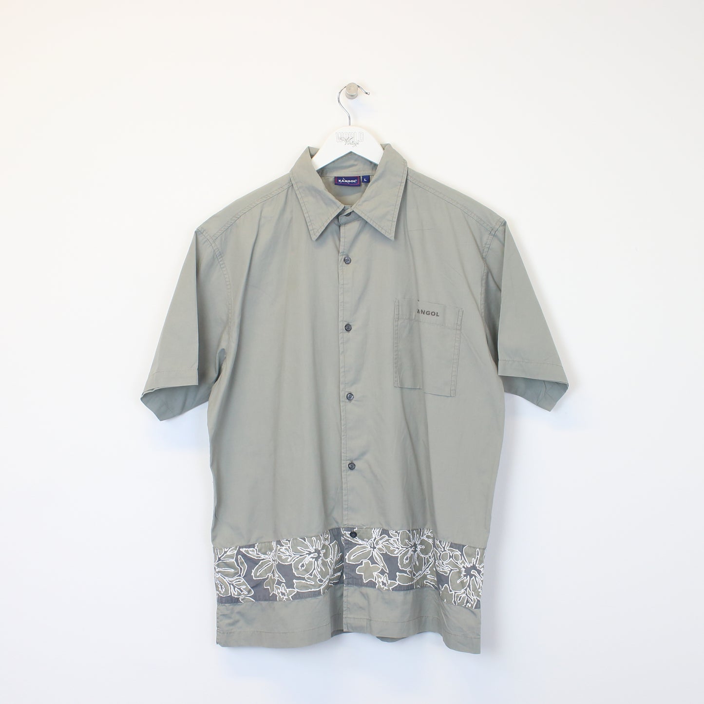 Vintage Kangol shirt in grey. Best fits L