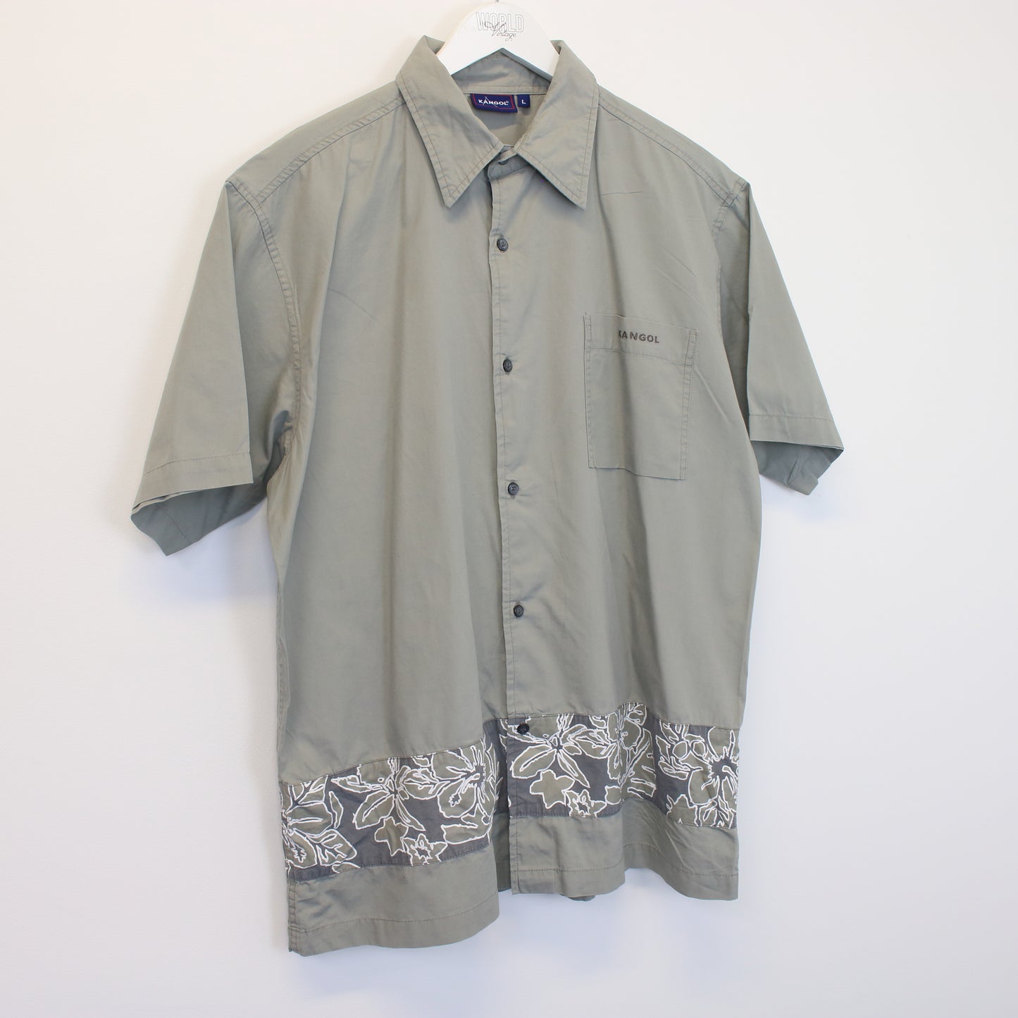 Vintage Kangol shirt in grey. Best fits L