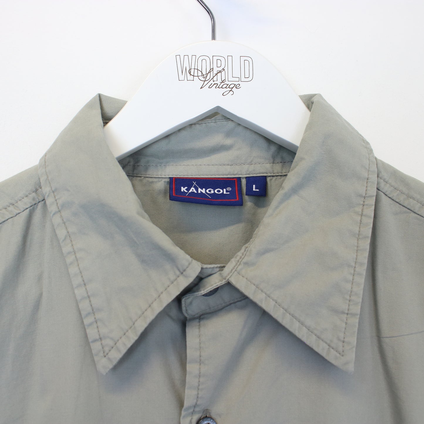 Vintage Kangol shirt in grey. Best fits L