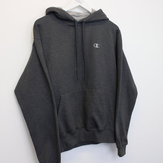 Vintage Champion hoodie in dark grey. Best fit M