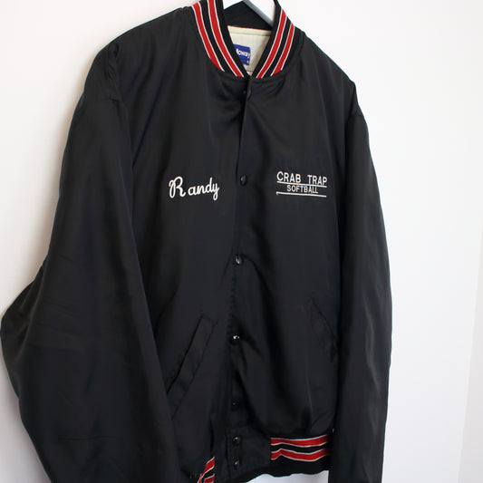 Vintage Holloway Crab Trap jacket in black. Best fit XL