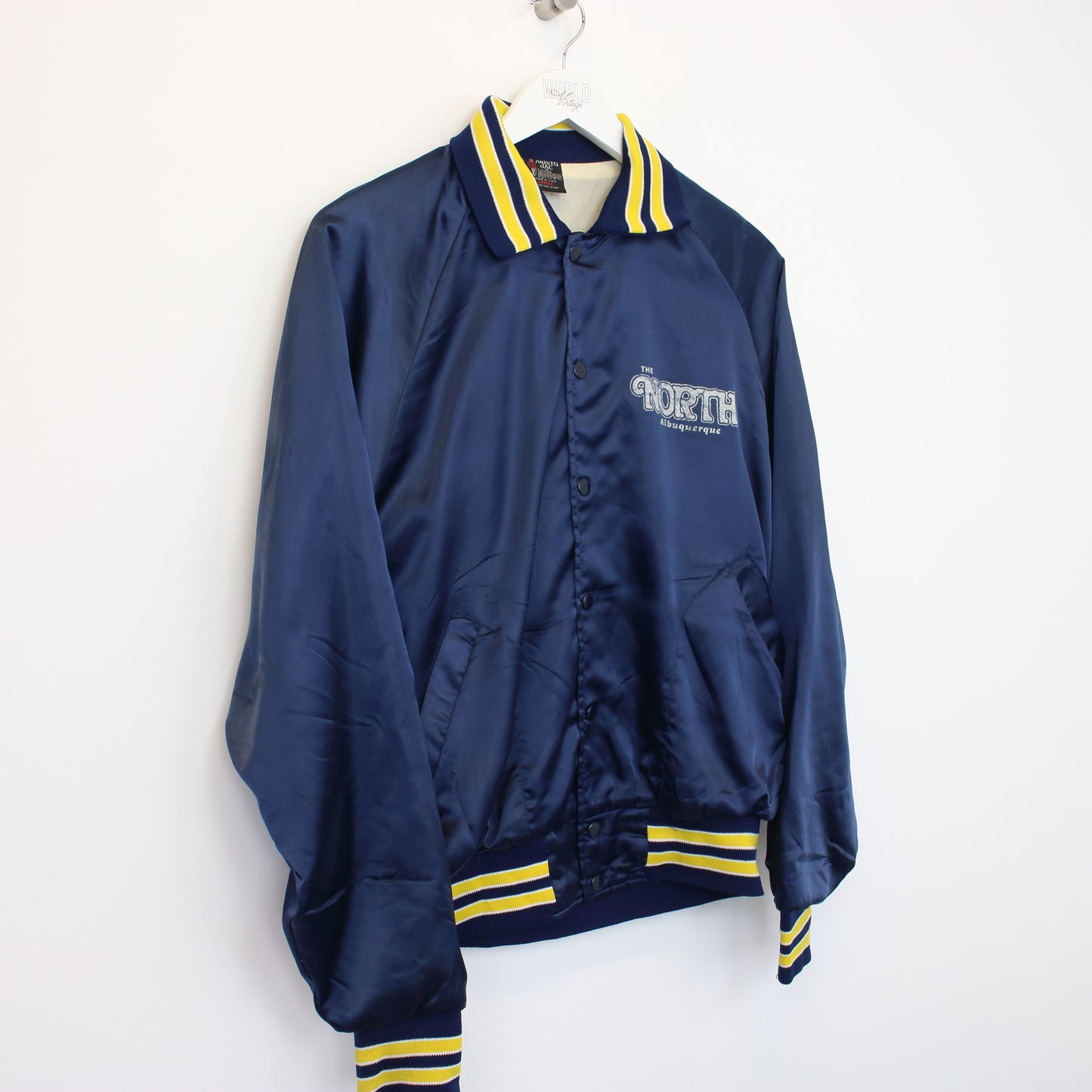 Vintage Aristo Jac North Albuquerque jacket in blue. Best fits L