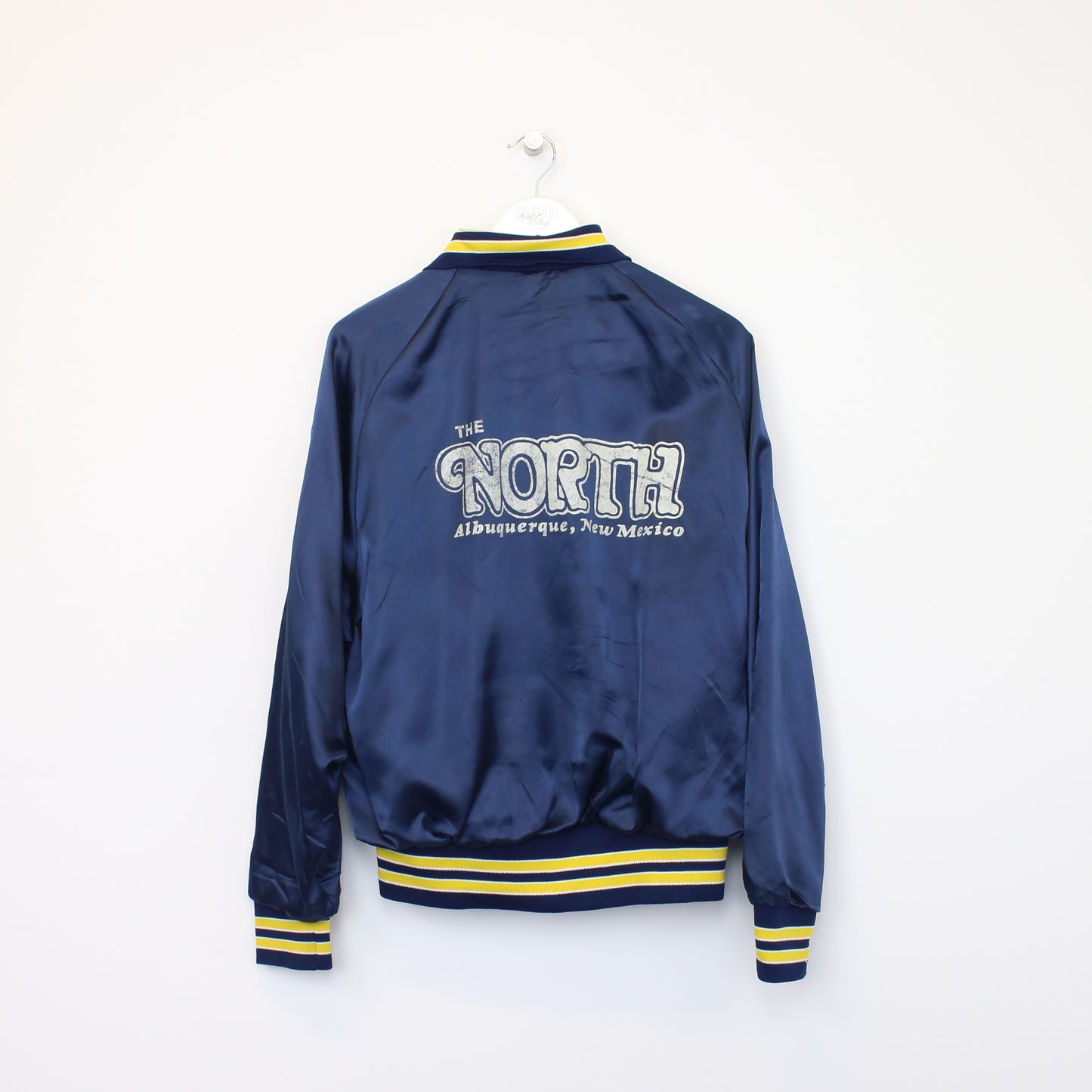 Vintage Aristo Jac North Albuquerque jacket in blue. Best fits L