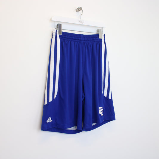 Vintage Adidas shorts in blue and white. Best fits M