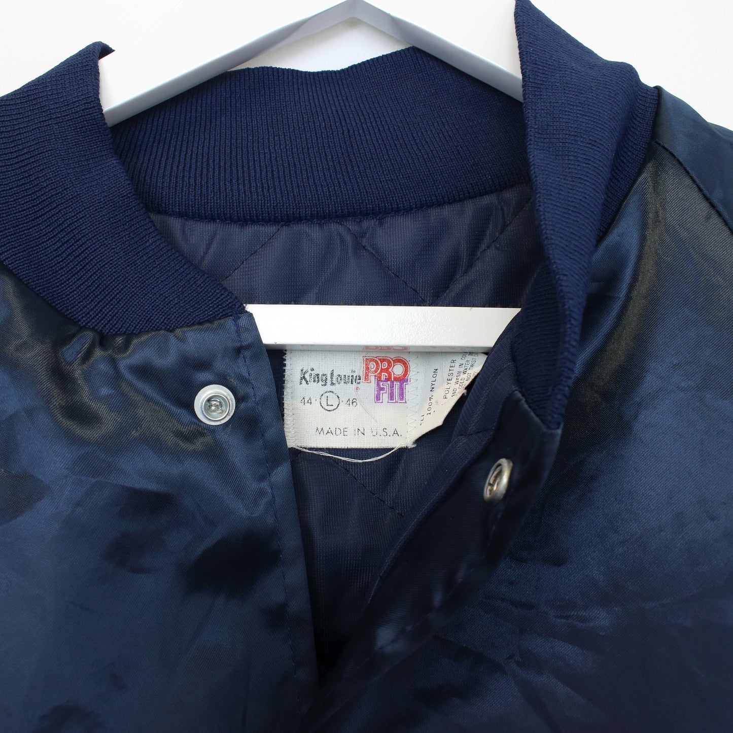 Vintage King Louie jacket in navy. Best fits L