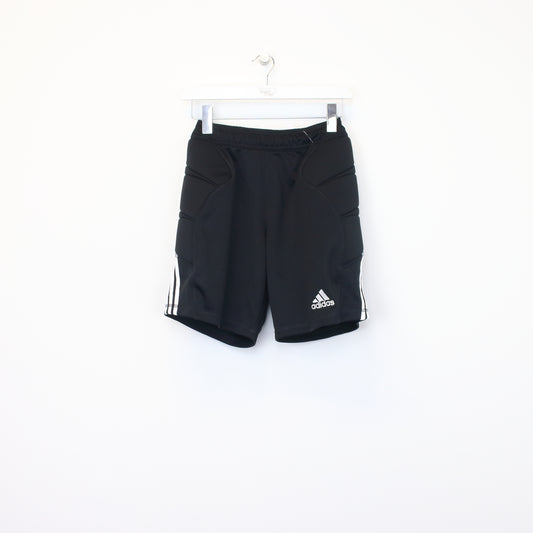 Vintage Adidas goalkeeper shorts in white and black. Best fits S