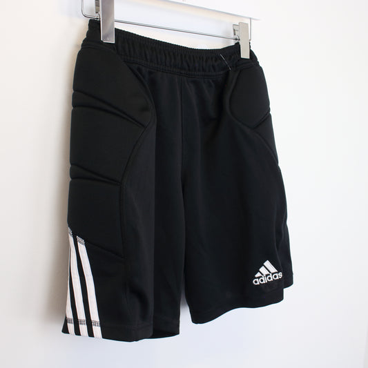 Vintage Adidas goalkeeper shorts in white and black. Best fits S
