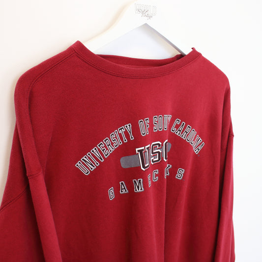 Vintage USC Gamecocks Sweatshirt in red. Best fits XL