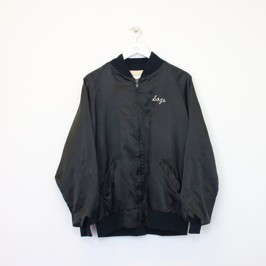 Vintage F&C Flint jacket in black. Best fits L