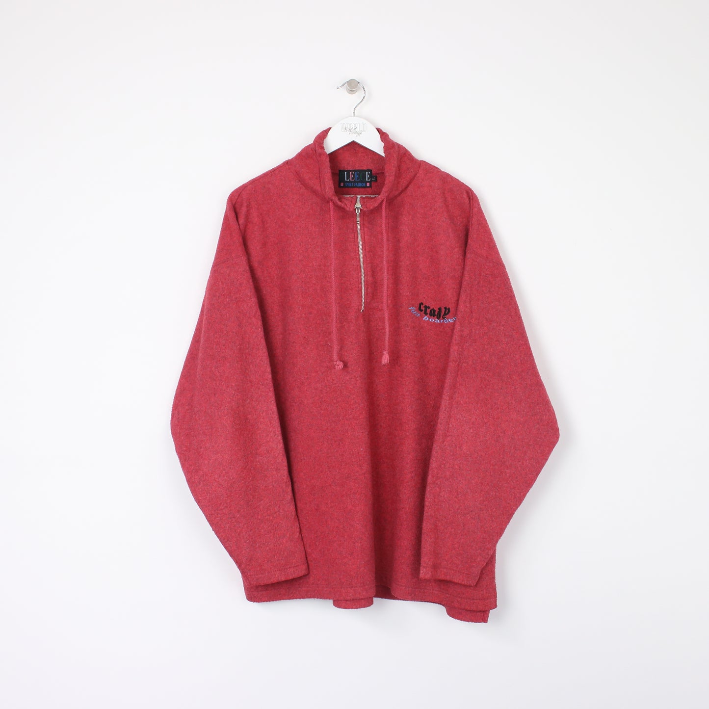 Vintage unbranded fleece in red. Best fits XL