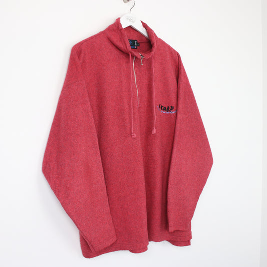 Vintage unbranded fleece in red. Best fits XL