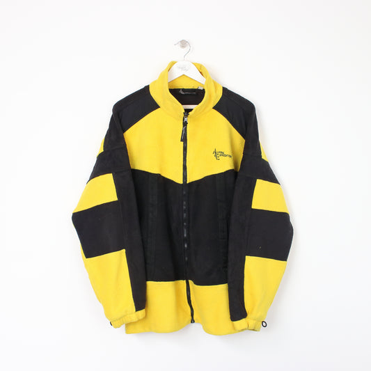 Vintage Alpine Expedition crazy fleece in yellow and black. Best fits XL