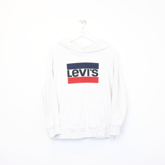 Vintage Levi's hoodie in white. Best fits M