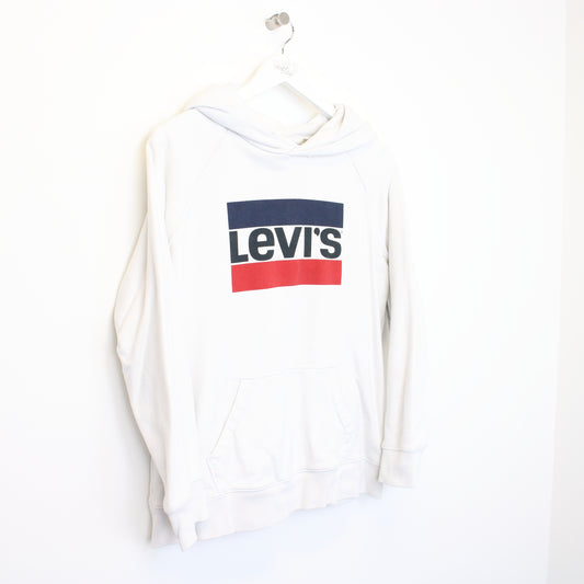 Vintage Levi's hoodie in white. Best fits M