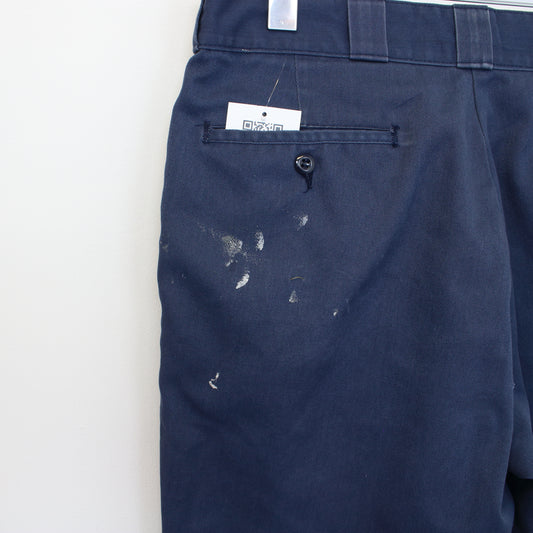 Vintage Dickies 874 original fit trousers in blue. Best fits W36