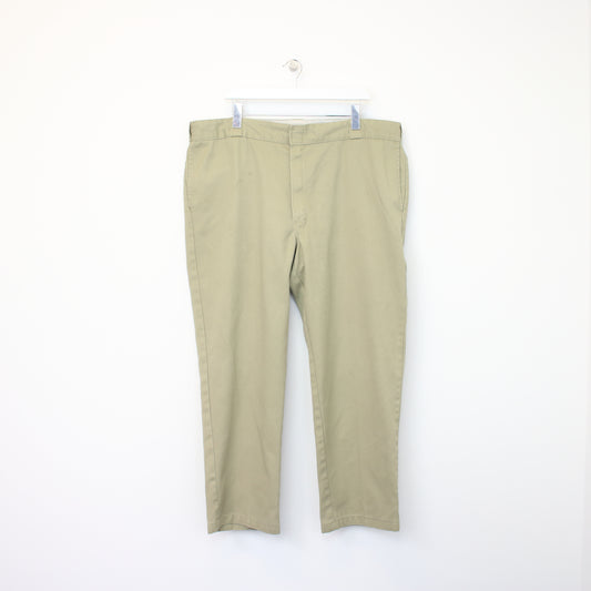 Vintage Dickies 874 original fit trousers in beige. Best fits W44