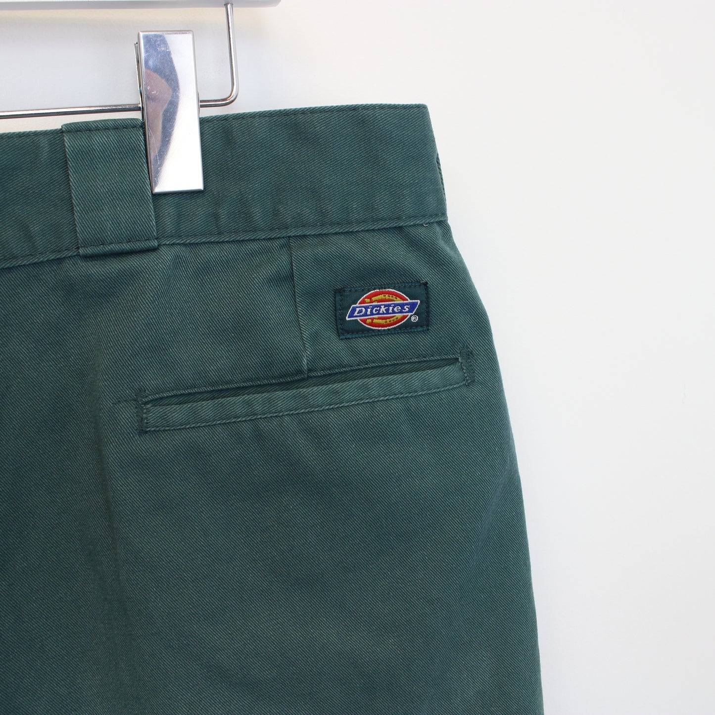 Vintage Dickies 874 original fit trousers in green. Best fits W44