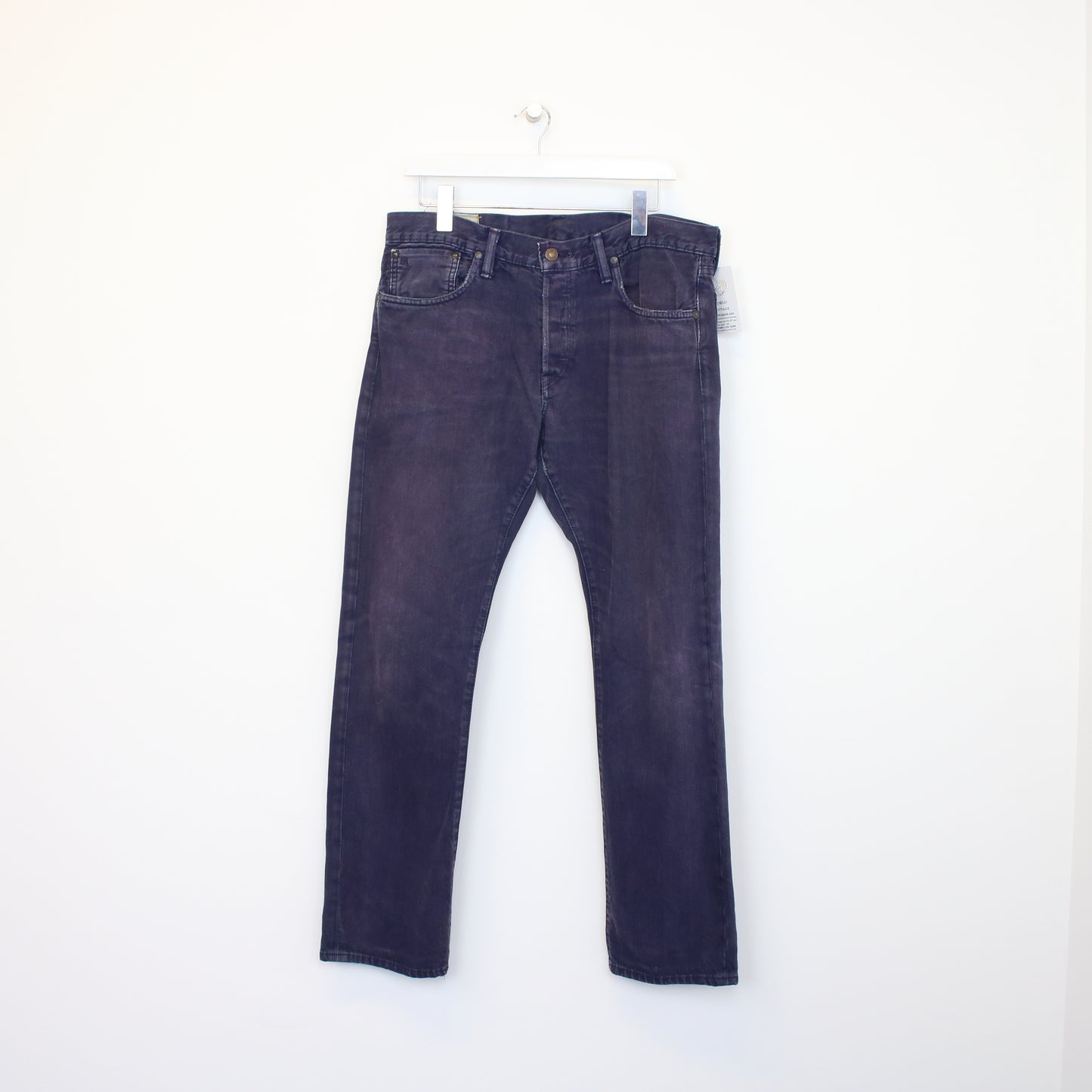 Vintage Ralph Lauren jeans in blue. Best fits W35