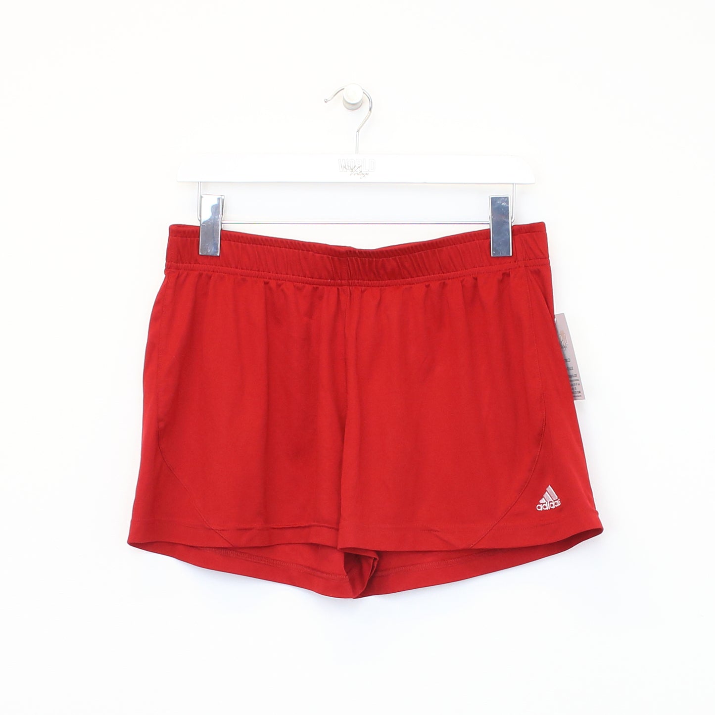 Vintage Adidas shorts in red and white. Best fits L