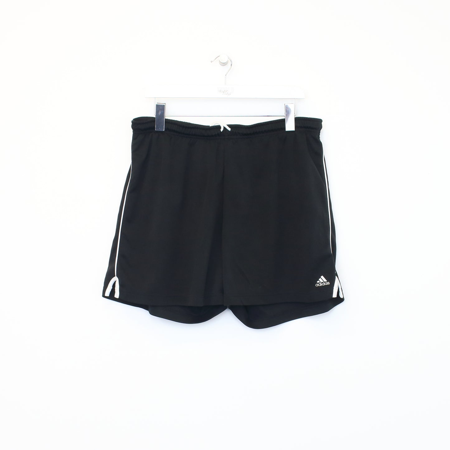 Vintage Adidas shorts in black and white. Best fits XL