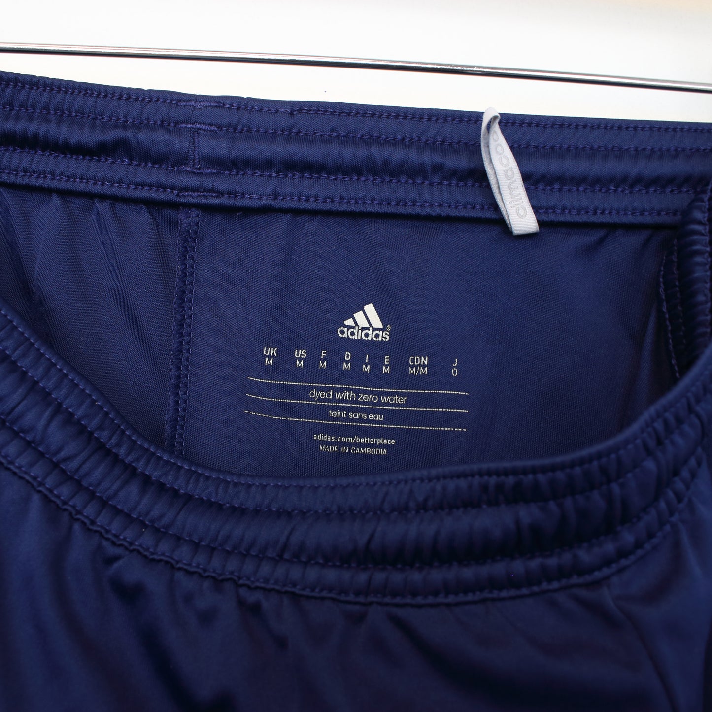 Vintage Adidas shorts in blue and white. Best fits M