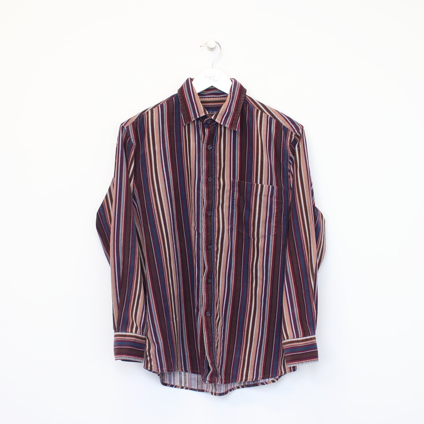 Vintage Heilan Hame striped chord shirt in multiple colours. Best fits S