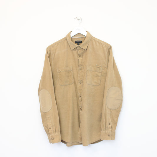 Vintage Clockhouse chord shirt in brown. Best fits L