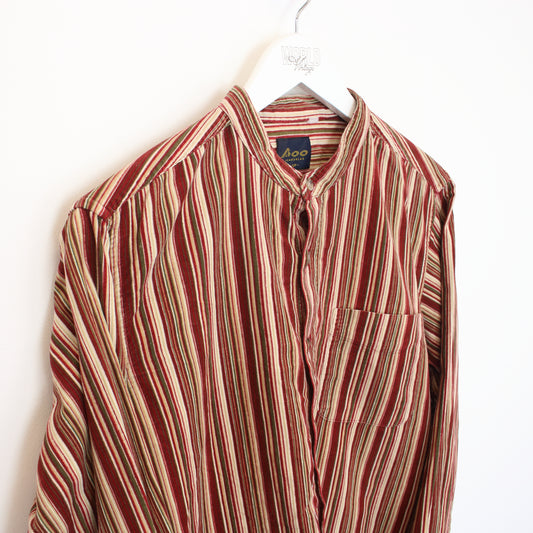Vintage Boo chord striped shirt in multiple colours. Best fits S