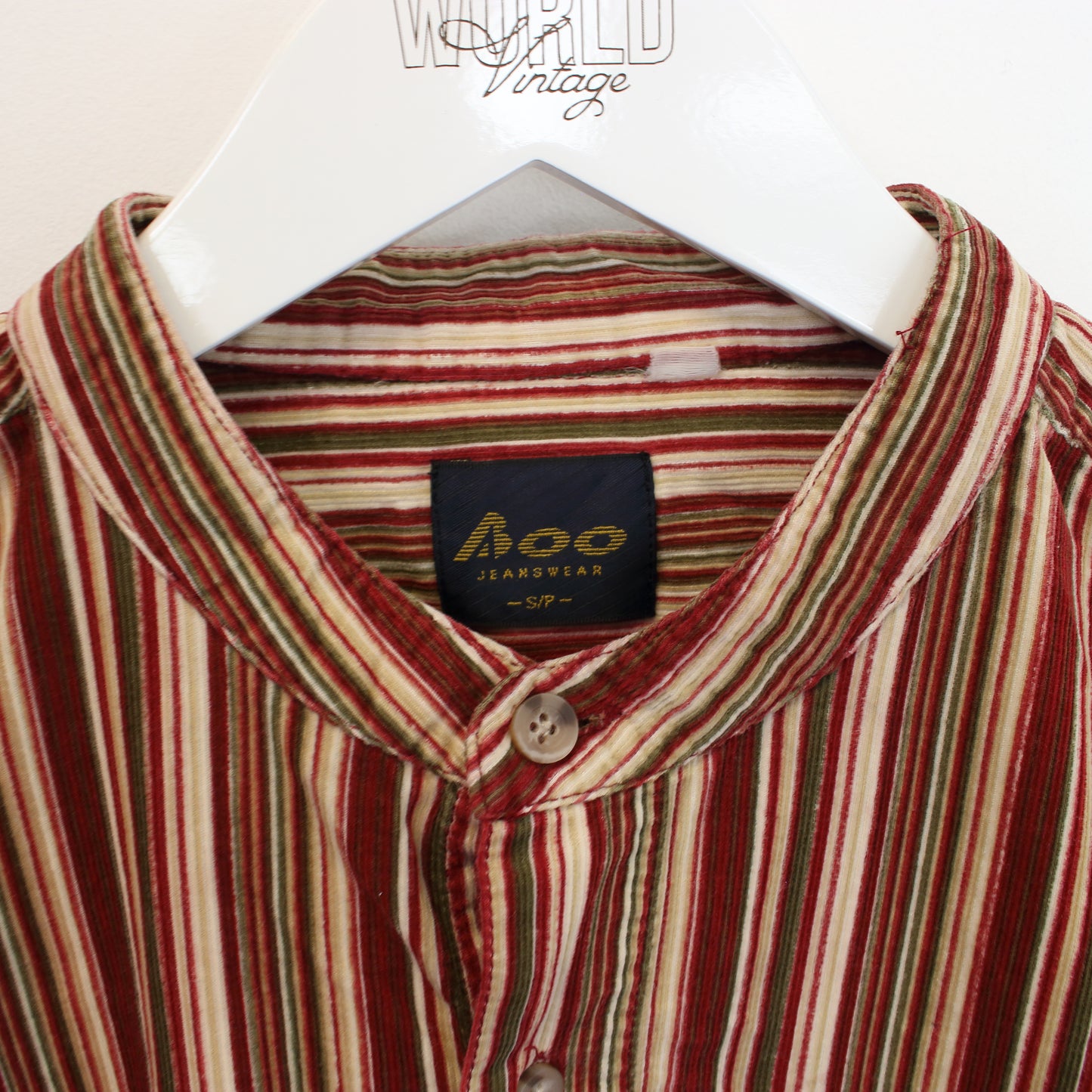 Vintage Boo chord striped shirt in multiple colours. Best fits S