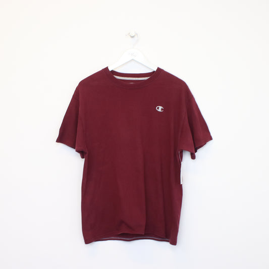 Vintage Champion T-Shirt in burgundy. Best fits L