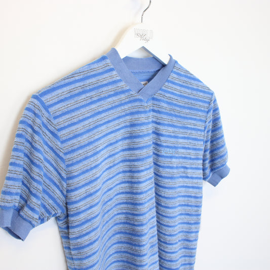 Vintage Guess striped t-shirt in blue. Best fits L