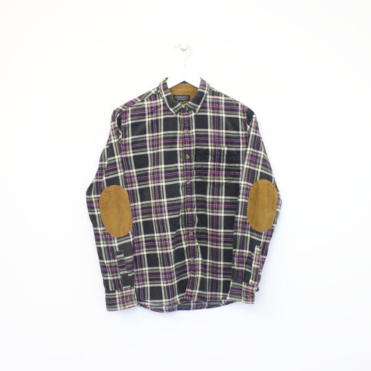 Vintage Jeanswest Chord shirt in purple and black. Best fits S