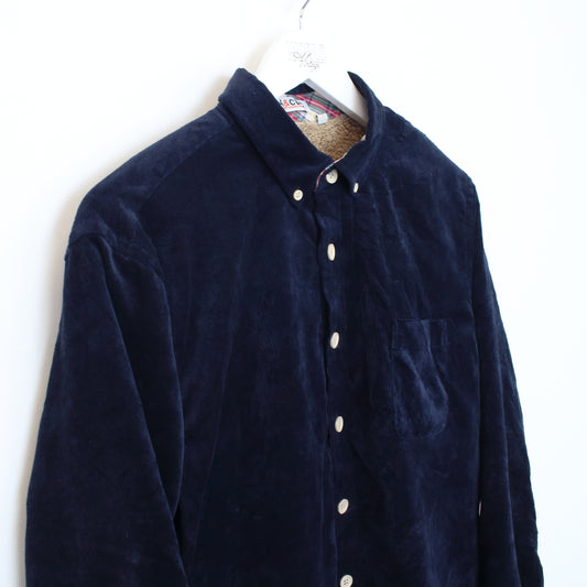 Vintage Mala & CLC chord shirt in blue. Best fits L