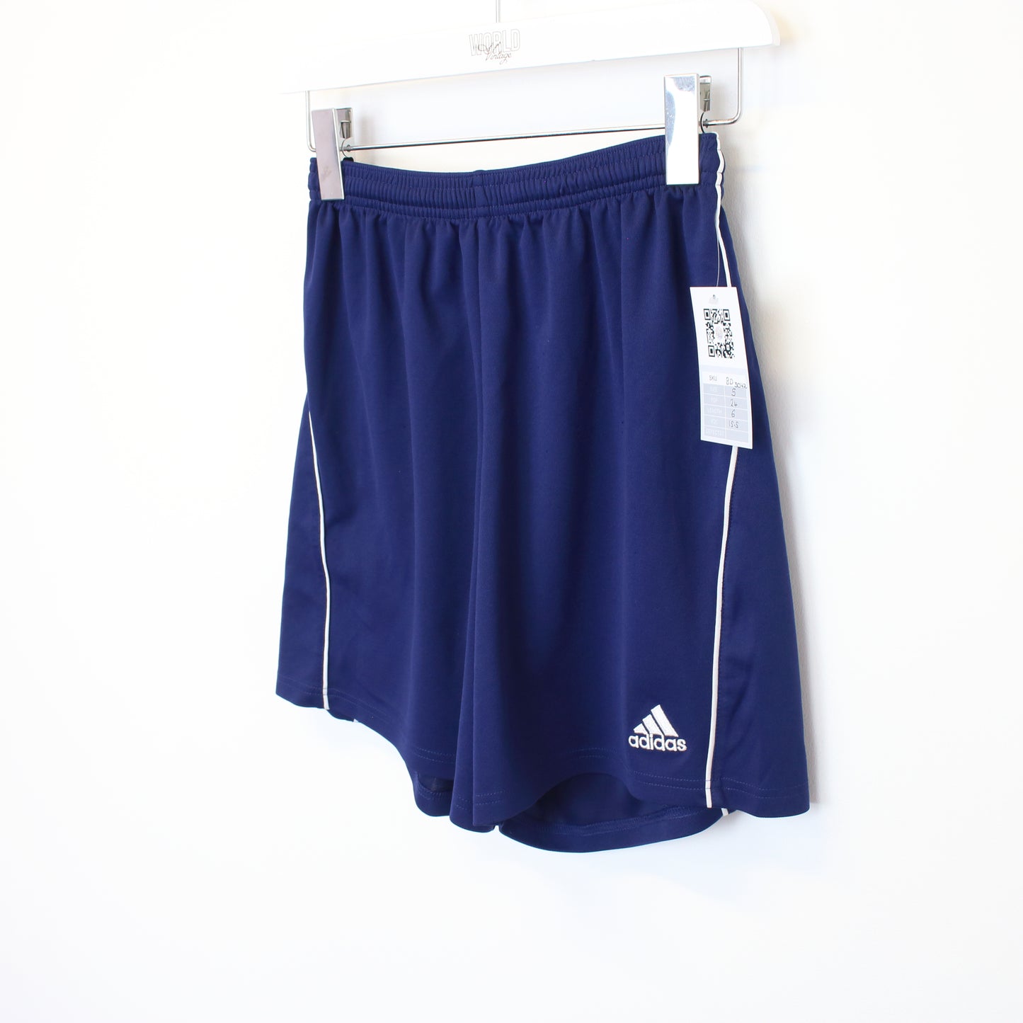 Vintage Adidas shorts in blue and white. Best fits XS