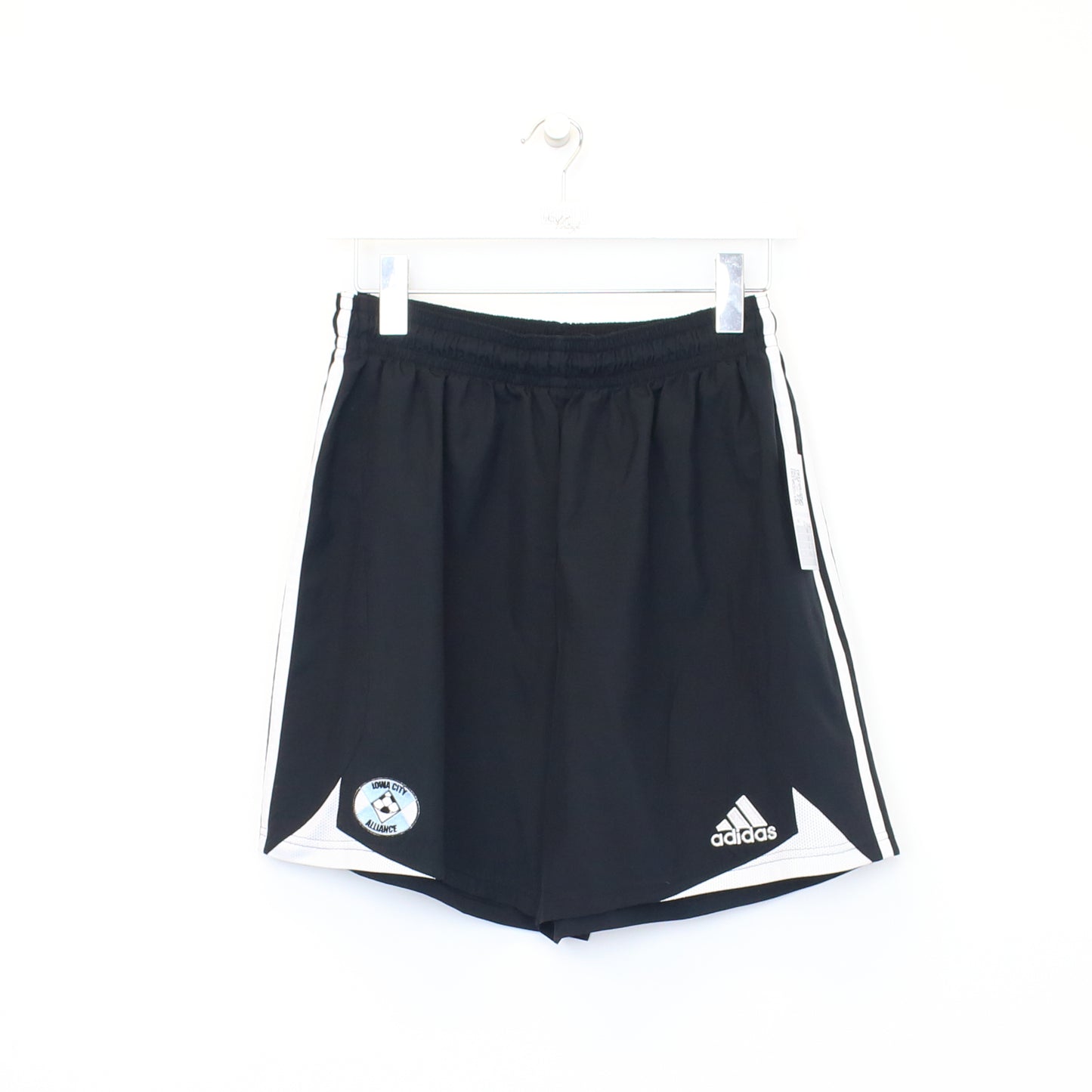 Vintage Adidas shorts in black and white. Best fits S