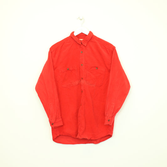 Vintage Benson & Barr chord shirt in red. Best fits M