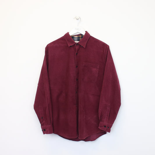 Vintage Vancl shirt in burgundy. Best fits M