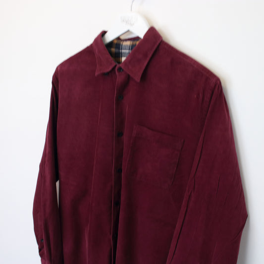 Vintage Vancl shirt in burgundy. Best fits M